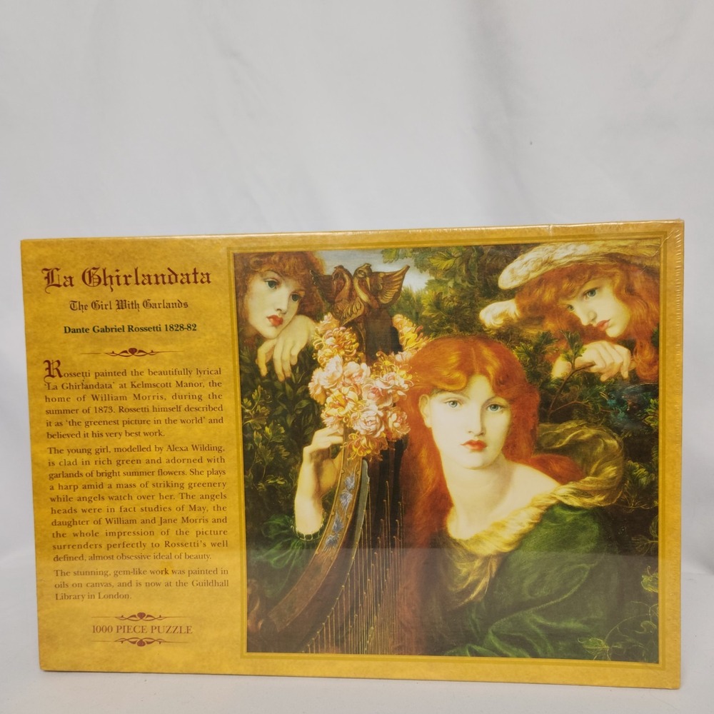 New Sealed Vintage Puzzle "La Ghirlandata" Jigsaw 1000 pc 1997 Made in England‎